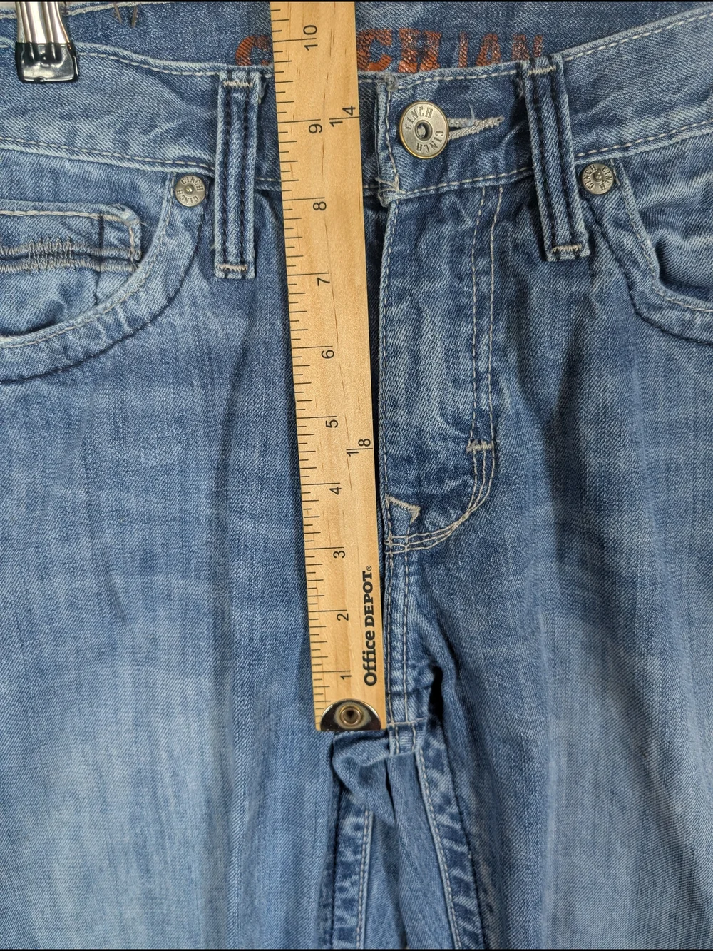 Cinch Ian Slim Fit Bootcut Jeans Men's Size 29x36 Light Wash Western Denim